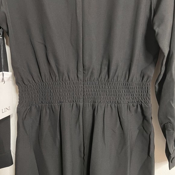 NWT LINI Black Stella Sequined Jumpsuit - Picture 6 of 10